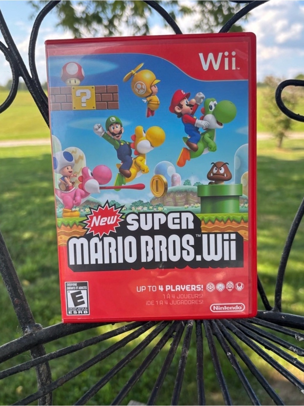 Nintendo New Super Mario Bros. Wii Red & Blue Cover